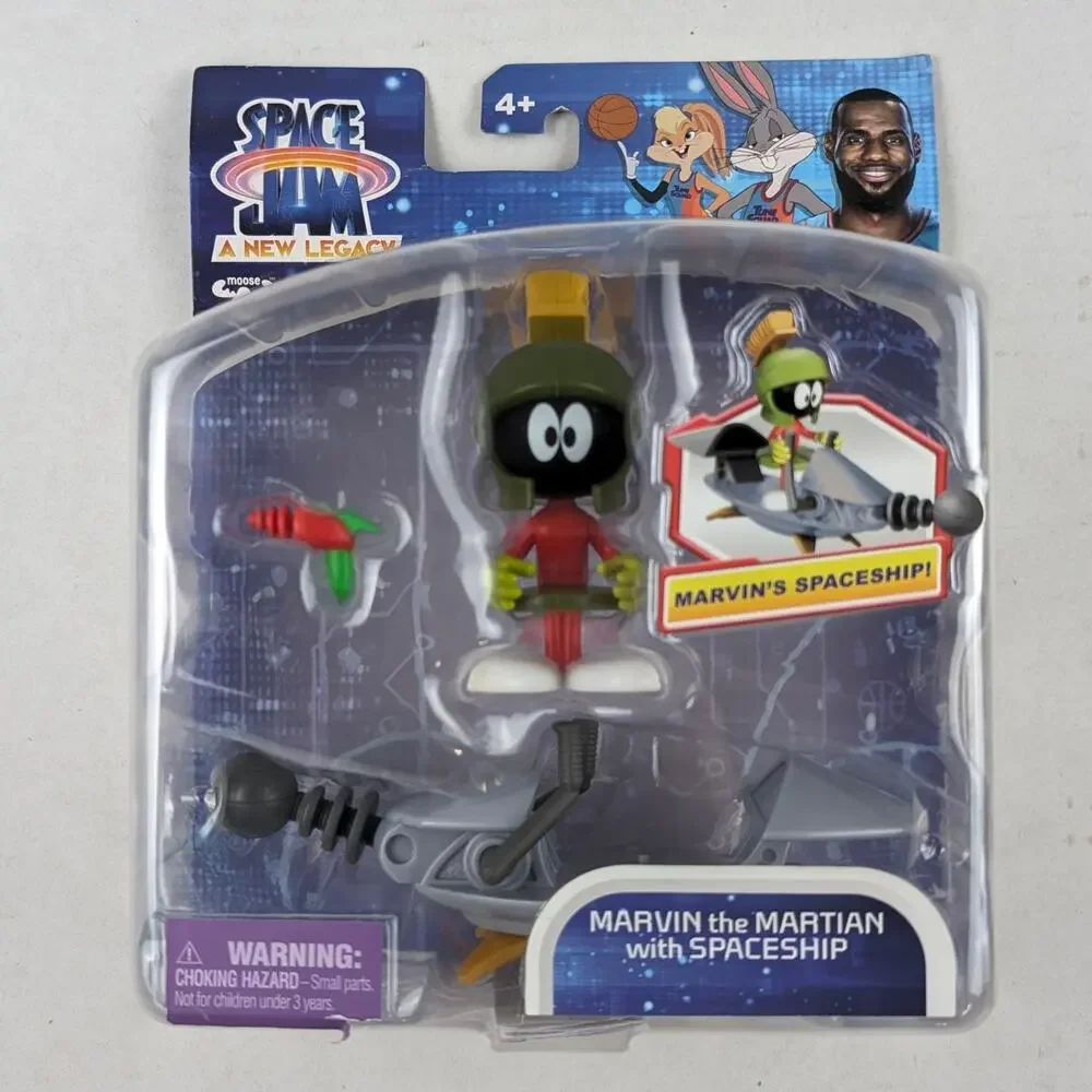 Space Jam A New Legacy Marvin the Martian with Spaceship Figure Sealed Toy